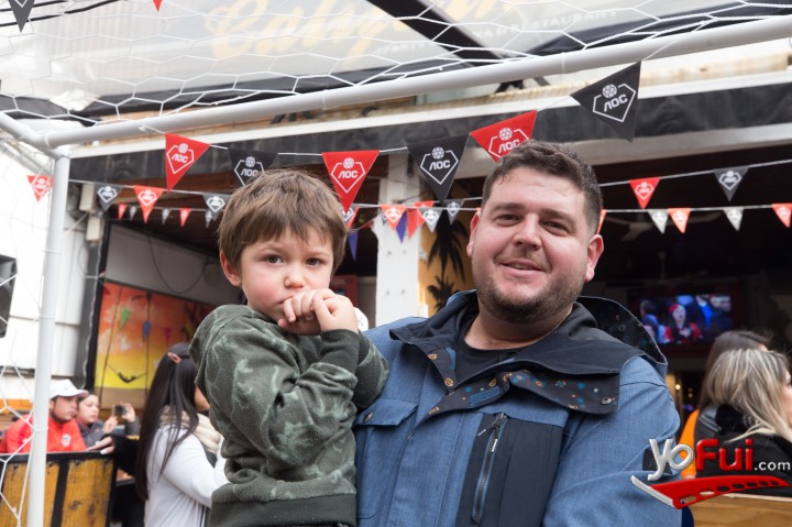 Felipe Feger y su hijo