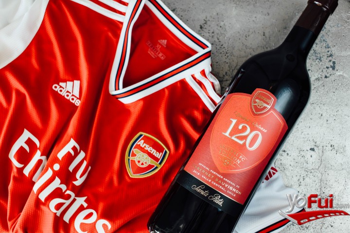 6.	Hace algunos meses Viña Santa Rita lanzó el vino 120 Arsenal Edition