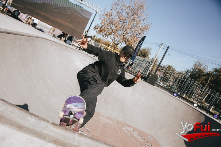 Fotografía en Halloween X invitó a reconocidos skaters a desafiar sus límites, Skatepark de La Reina