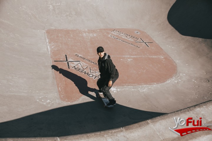 Fotografía en Halloween X invitó a reconocidos skaters a desafiar sus límites, Skatepark de La Reina