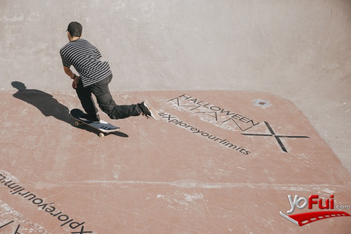 Fotografía en Halloween X invitó a reconocidos skaters a desafiar sus límites, Skatepark de La Reina