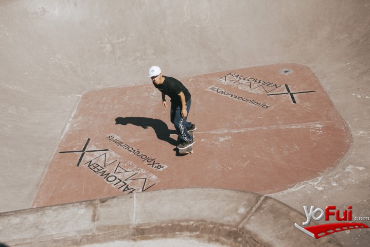 Fotografía en Halloween X invitó a reconocidos skaters a desafiar sus límites, Skatepark de La Reina