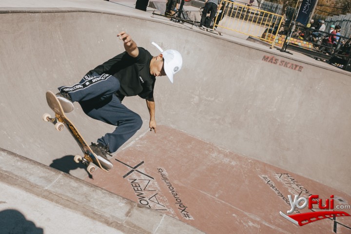 Fotografía en Halloween X invitó a reconocidos skaters a desafiar sus límites, Skatepark de La Reina