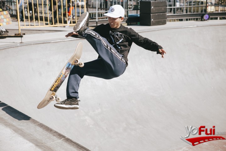 Fotografía en Halloween X invitó a reconocidos skaters a desafiar sus límites, Skatepark de La Reina