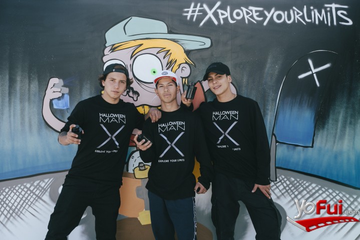 Fotografía en Halloween X invitó a reconocidos skaters a desafiar sus límites, Skatepark de La Reina