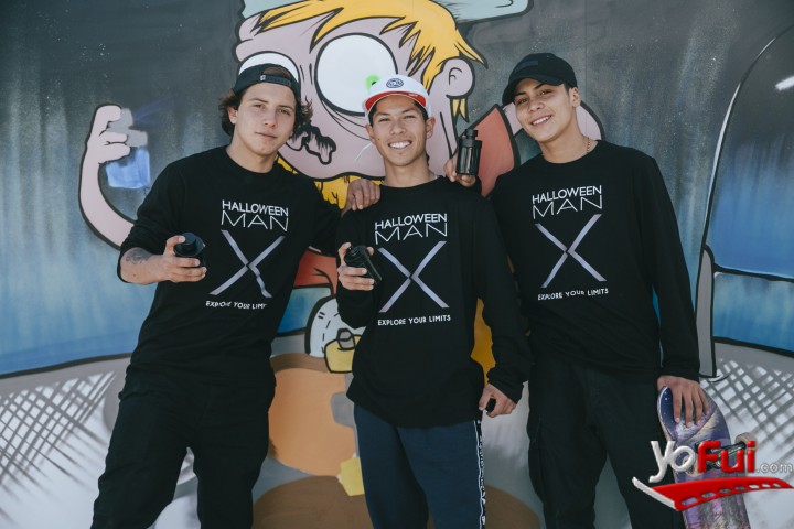 Fotografía en Halloween X invitó a reconocidos skaters a desafiar sus límites, Skatepark de La Reina