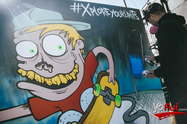 Fotografía en Halloween X invitó a reconocidos skaters a desafiar sus límites, Skatepark de La Reina