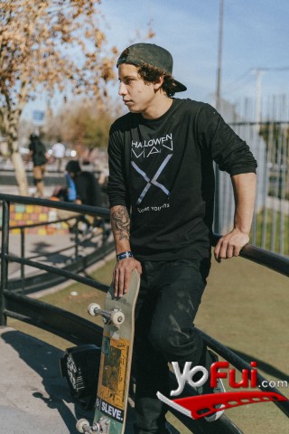 Fotografía en Halloween X invitó a reconocidos skaters a desafiar sus límites, Skatepark de La Reina