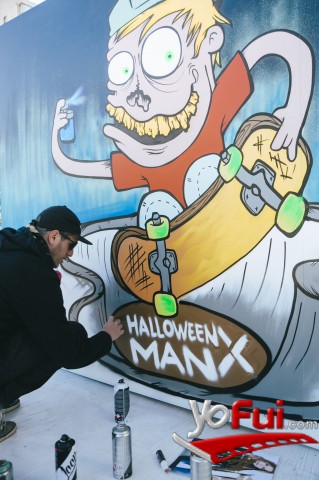 Fotografía en Halloween X invitó a reconocidos skaters a desafiar sus límites, Skatepark de La Reina
