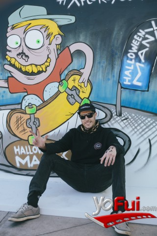 Fotografía en Halloween X invitó a reconocidos skaters a desafiar sus límites, Skatepark de La Reina