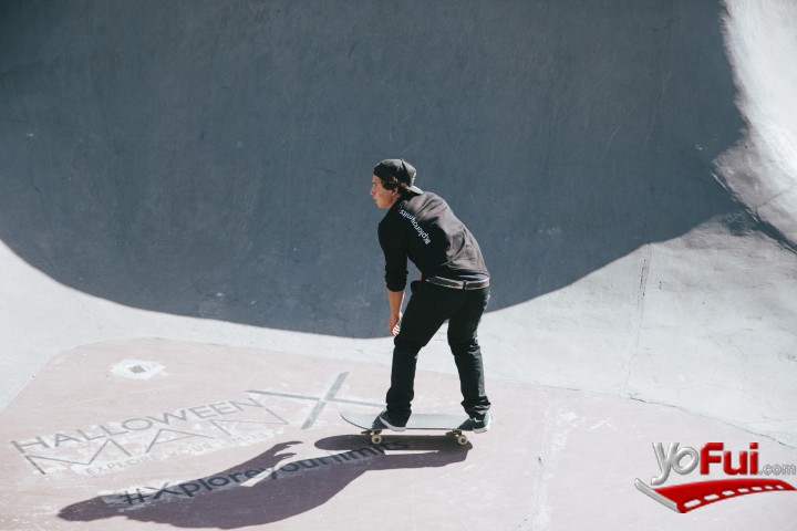 Fotografía en Halloween X invitó a reconocidos skaters a desafiar sus límites, Skatepark de La Reina