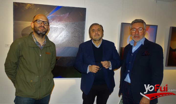 Fernando Ansoleaga, Francisco Javier Court, director de la Corp.Cultural de Las Condes, Fernando Moya