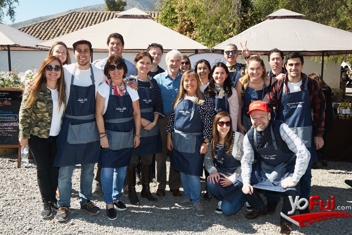Colaboradores de Viña Santa Rita presentes en la celebración