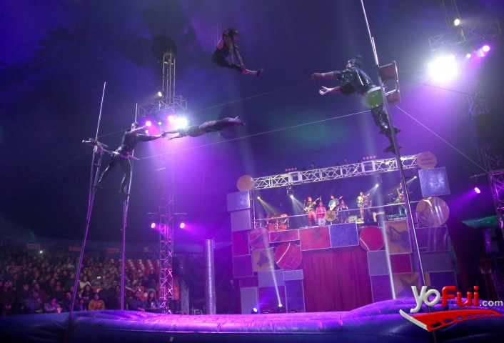 Fotografía en Gran Circo de Rusia hizo vibrar al público en su dia de estreno, Carpa en Ciudad Empresarial