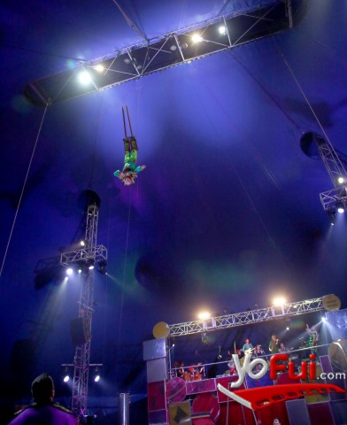 Fotografía en Gran Circo de Rusia hizo vibrar al público en su dia de estreno, Carpa en Ciudad Empresarial