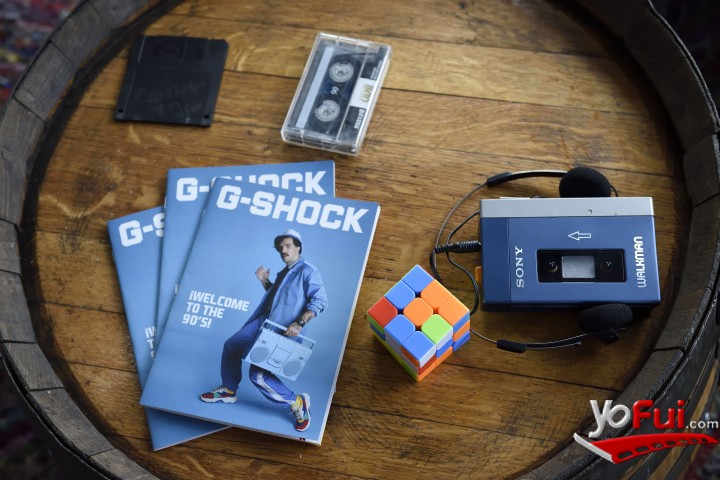 Fotografía en G-Shock viajo en el tiempo para anunciar su nuevo modelo GA-140, Terraza Apoquindo