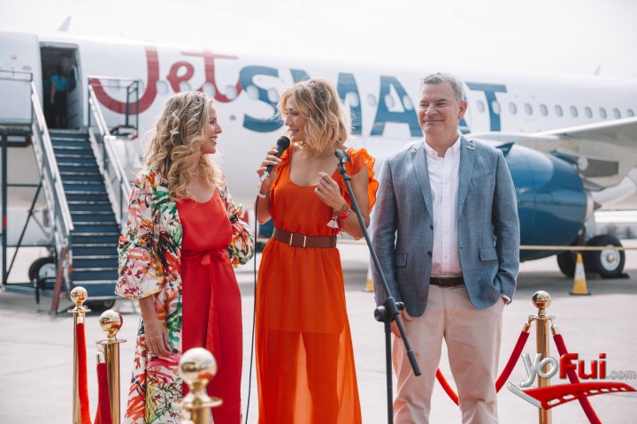 Fotografía en Llegada del más nuevo y moderno avión de JetSmart y final de Elite Model Look, FBO Aerocardal