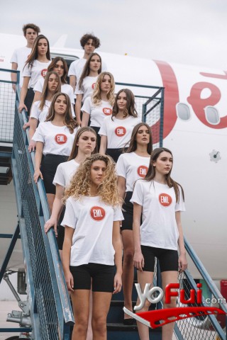 Fotografía en Llegada del más nuevo y moderno avión de JetSmart y final de Elite Model Look, FBO Aerocardal