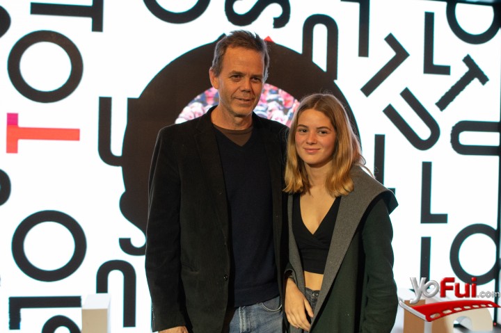 Andrés Wood y su hija