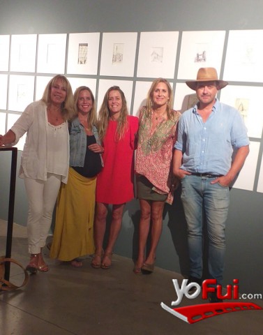 Fotografía en Inauguración Exposición de Cristián Boza, Galería de Arte La Sala