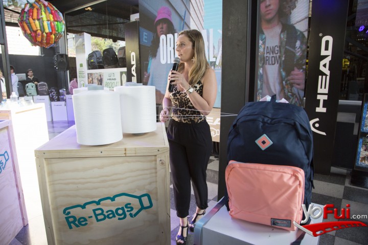 Fotografía en Head lanza innovadoras mochilas fabricadas con botellas recicladas, Bar Alonso