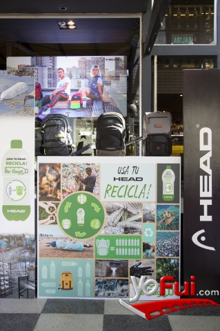 Fotografía en Head lanza innovadoras mochilas fabricadas con botellas recicladas, Bar Alonso