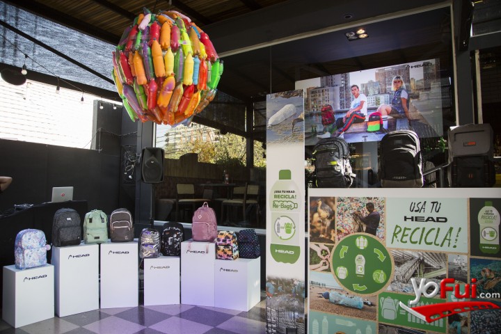 Fotografía en Head lanza innovadoras mochilas fabricadas con botellas recicladas, Bar Alonso