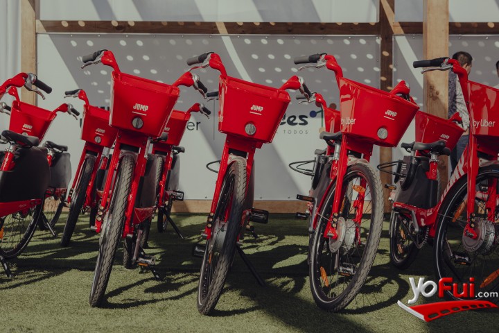 Fotografía en Uber incorpora a su plataforma bicicletas eléctricas, Explanada del Centro Parque