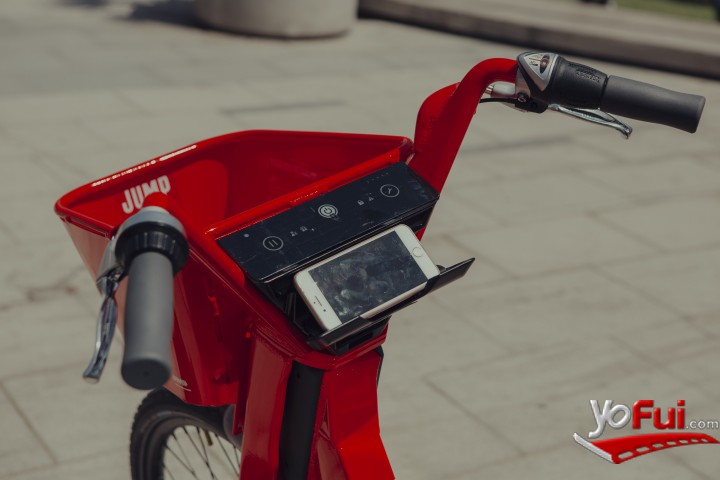 Fotografía en Uber incorpora a su plataforma bicicletas eléctricas, Explanada del Centro Parque