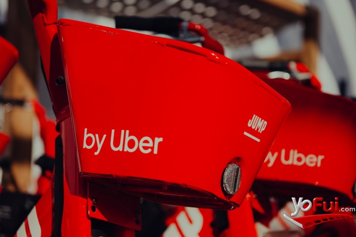 Fotografía en Uber incorpora a su plataforma bicicletas eléctricas, Explanada del Centro Parque