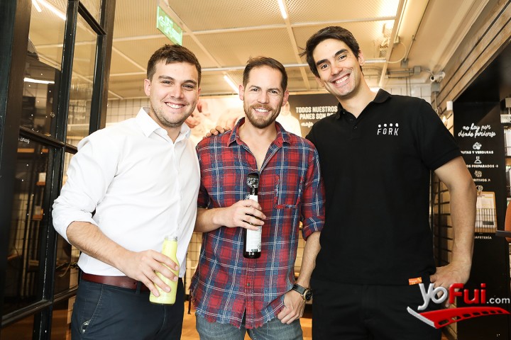 Tomás Marshall, Javier Lizama, Felipe Marsano, administrador de la tienda