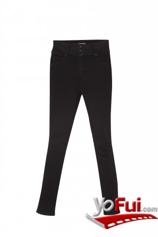 Jeans negro 3 botones