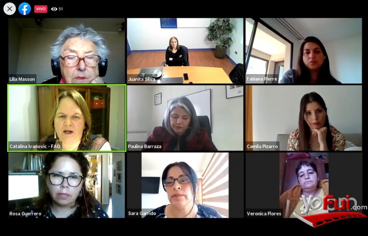 Fotografía en Conversatorio “Comunidad del Mar, Mujeres del Mar”, Facebook Live