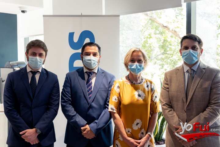 Rafael Teixeira, Juan Cuevas, Embajadora Carmen Gonsalves, Marcelo Torres
