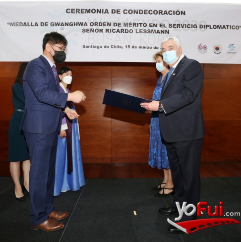 Embajador de Corea en Chile: Kyungtae Hwang, Ricardo Lessmann, CEO C-Trade