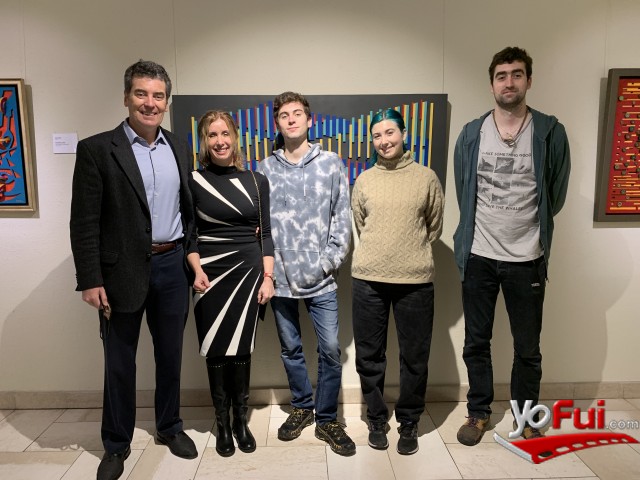 Andrey Hrdina M., Sol Guillon (expositora),, Matías, Sol, Andrey Hrdina G.