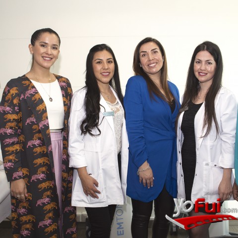 Valeria Valderrama, Marcela Pantoja, Jeannette Morales, Gloria Lillo (todas equipo de Moi Wellness Studio)