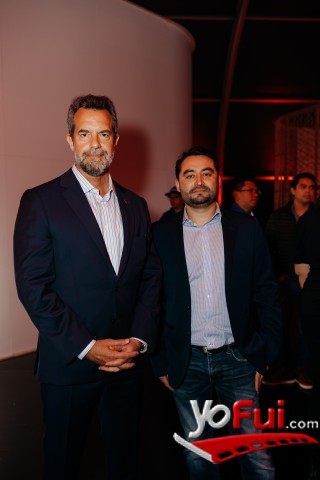 Diego Vignati, presidente de Nissan Chile y Perú, Sebastián Figueroa, gerente de TCS de Nissan Chile