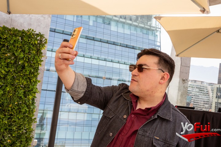 Fotografía en vivo lanza nuevos dispositivos V25 y V25Pro, Terraza del Hotel Hyatt Centric
