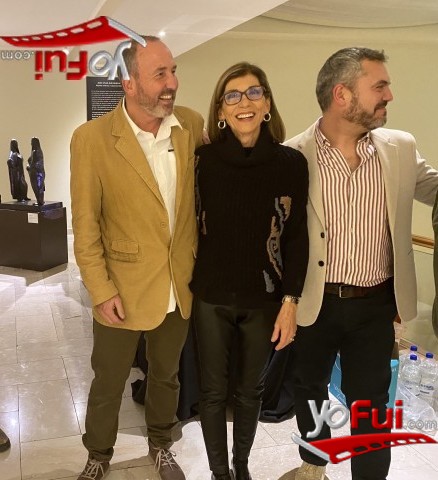 Christian Jander (Director Galería Tarquinia Art), Haydée Milos (Directora Museo Ralli Santiago), Cristián Martínez