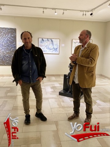 Lorenzo Moya, Christian Jander (Directora Galería Tarquinia Art)