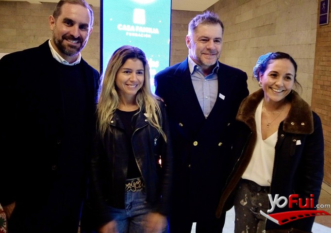 Cristián Arriagada, director de la Fundación Casa Familia, Andrea Aninat, Raimundo Encina, Javiera Chomalí