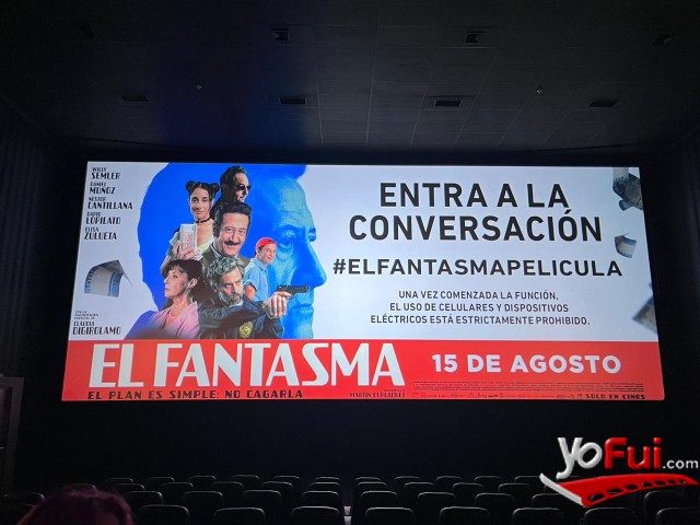 Fotografía en Avant Premiere "El Fantasma", Cinépolis de la Reina