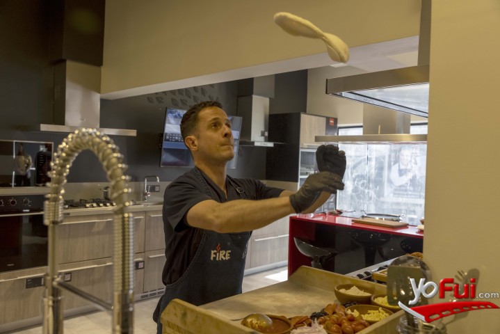 Los asistentes disfrutaron de pizzas preparadas en el Horno MaestroPizza de TEKA