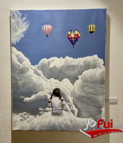 Fotografía en Exposición “Sin Miedo a Imaginar” de Gabriel Chaqui, Galería Espacio A