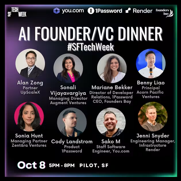 AI Founder/VC Dinner - #SFTechWeek