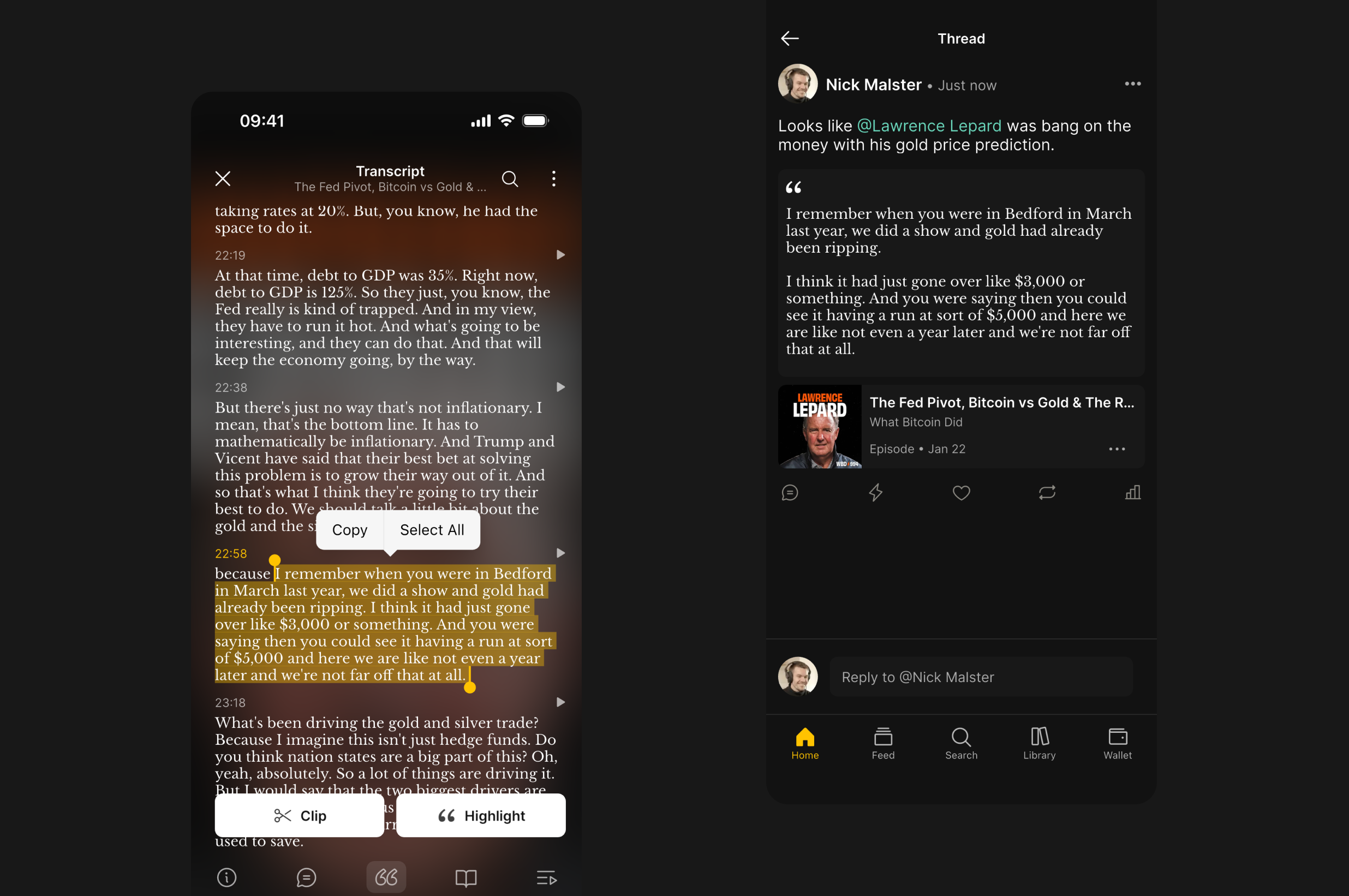 Cover image for Podcast Highlights on Nostr