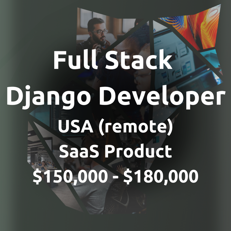 SaaS FullStack Django role