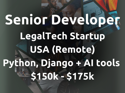 Senior Python AI role