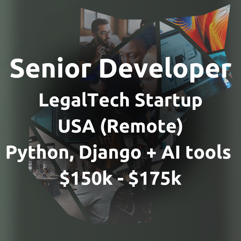 Senior Python AI role